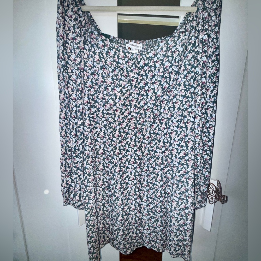 NWT Off Shoulder Floral Mini Dress